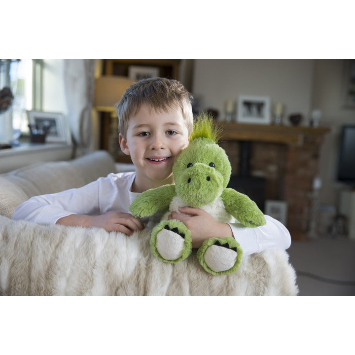 Warmies Green Dinosaur Fully Heatable Soft Toy