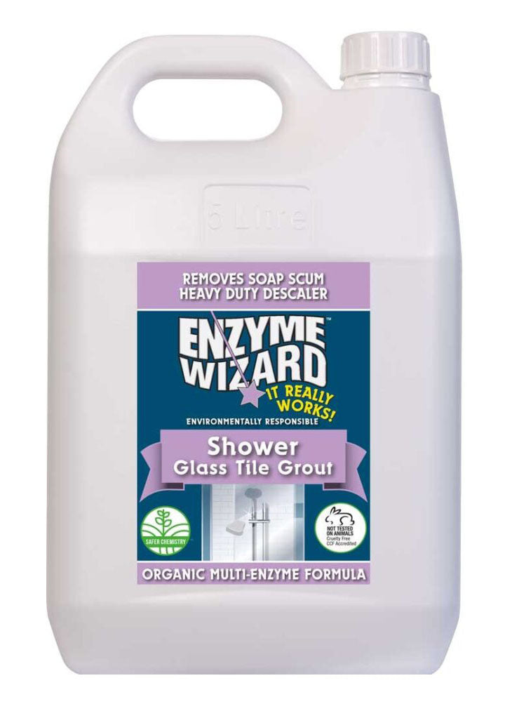Enzyme Wizard Organic Shower (Glass,Tile,Grout)Cleaner