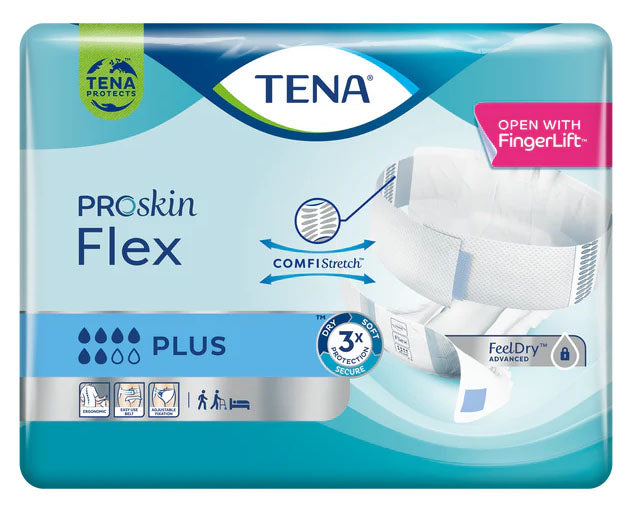 TENA ProSkin Flex Plus (Unisex) - 30 Pack