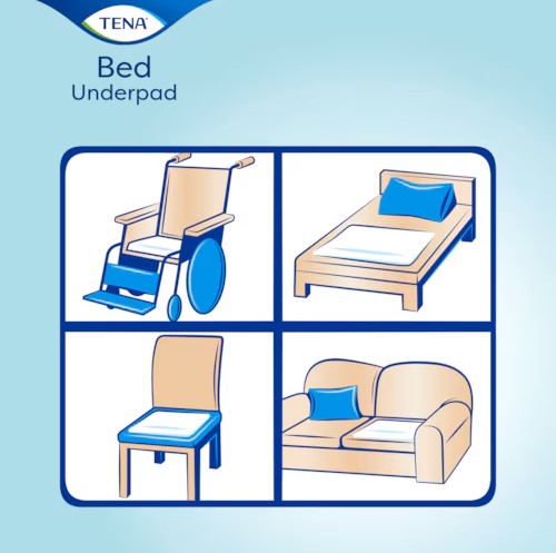 TENA Bed Plus Underpad 60 x 90cm - 35 Pack