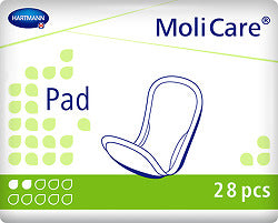 MoliCare Unisex Pad - 2 Drops - 28 Pack