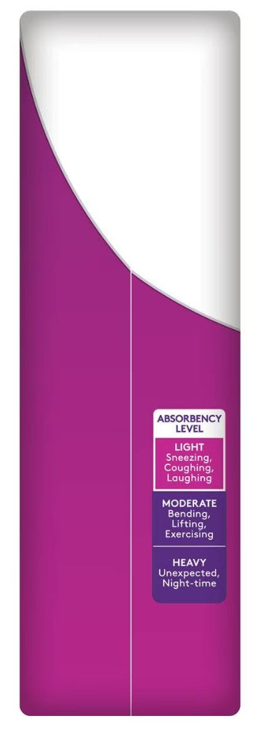 Poise Charcoal Extra Long Liner - 20 Pack