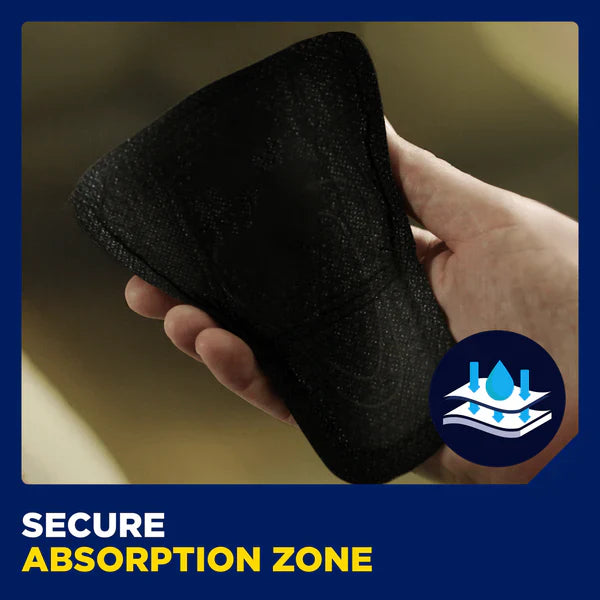 TENA Protective Shield (Men) Black - 1 Drop - 14 Pack