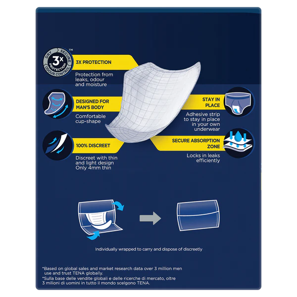 TENA Absorbent Protector Pad (Men)