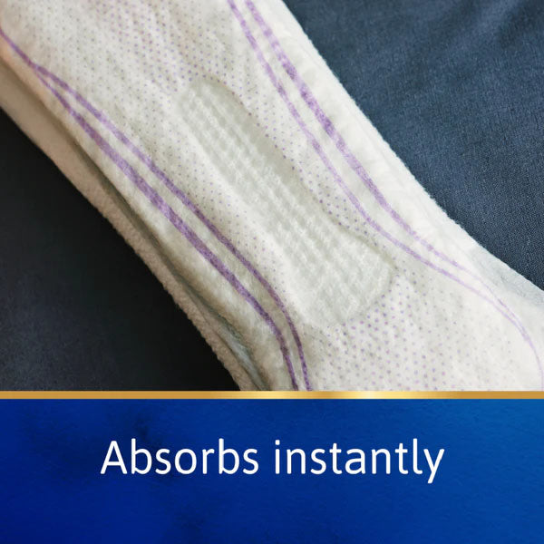 TENA Pads InstaDRY Long Length 338x124mm 420ml - 8 Pack