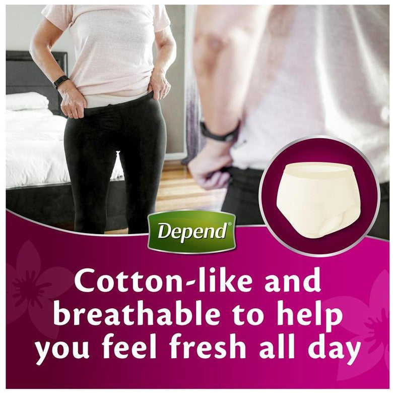 Depend Real Fit Regular (Women) - 8 Pack