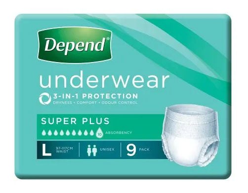 Depend Underwear Super Plus (Unisex)