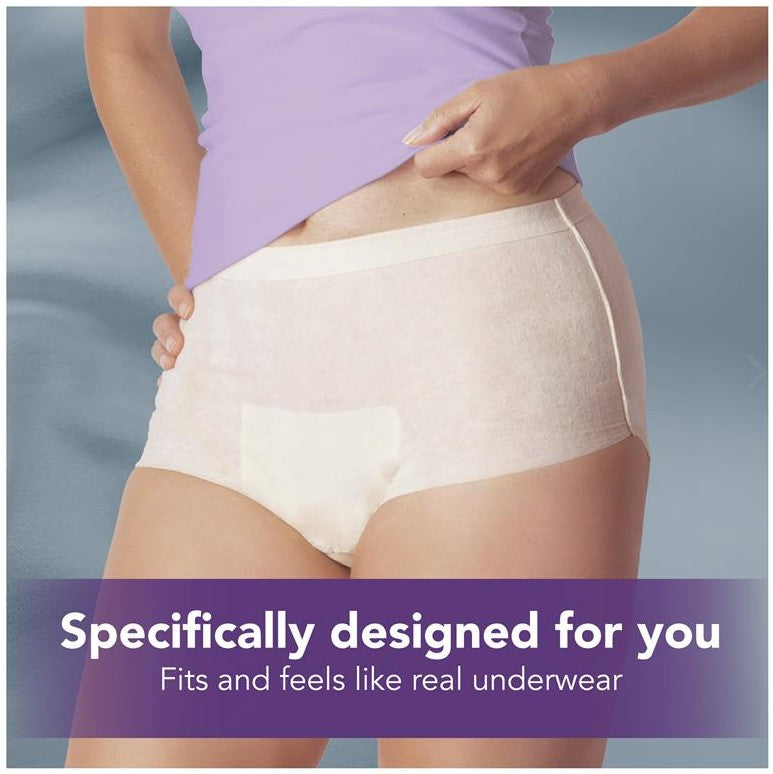 Depend Real Fit Night Defence Pants (Women) - Large - 8 Pack