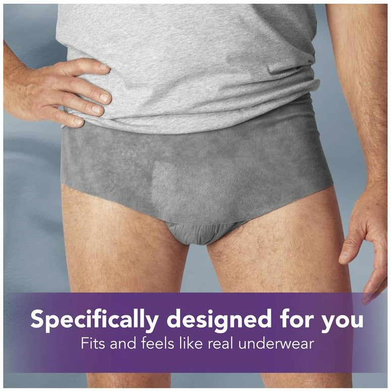 Depend Real Fit Night Defence Pants (Men) - Large - 8 Pack