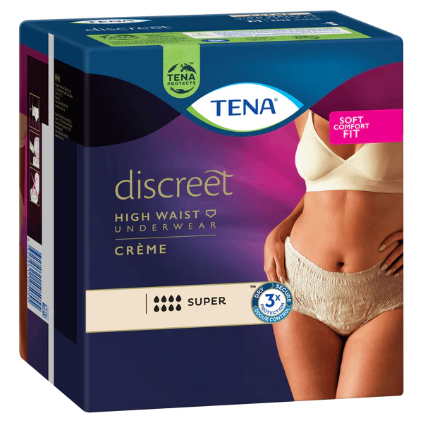 TENA Discreet Crème High Waist Pants (Women)