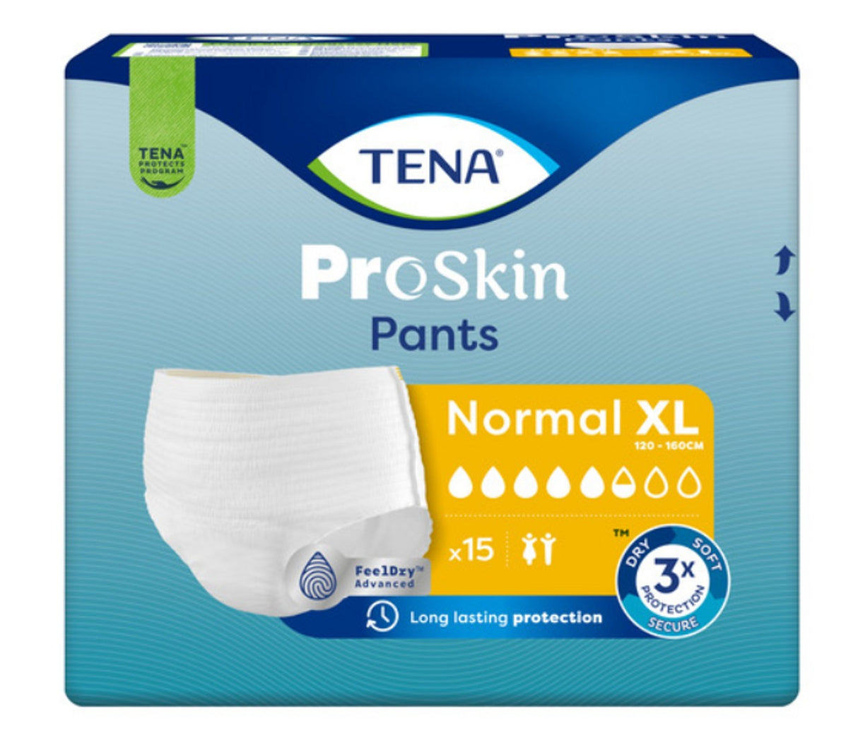 TENA PROskin II Pants Normal (Unisex) - XLarge - 15 Pack