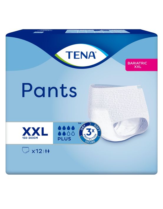 TENA PROskin Pants Plus (Unisex) Bariatric - 2XLarge - 12 Pack