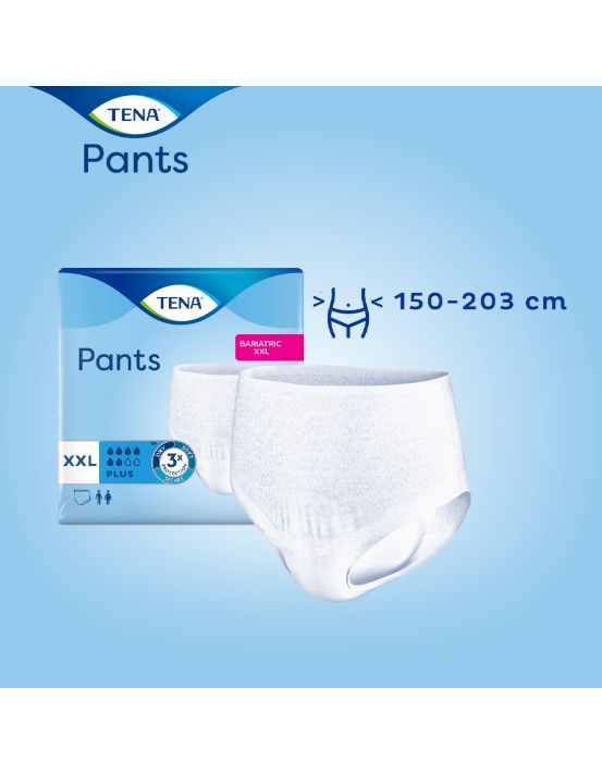 TENA PROskin Pants Plus (Unisex) Bariatric - 2XLarge - 12 Pack