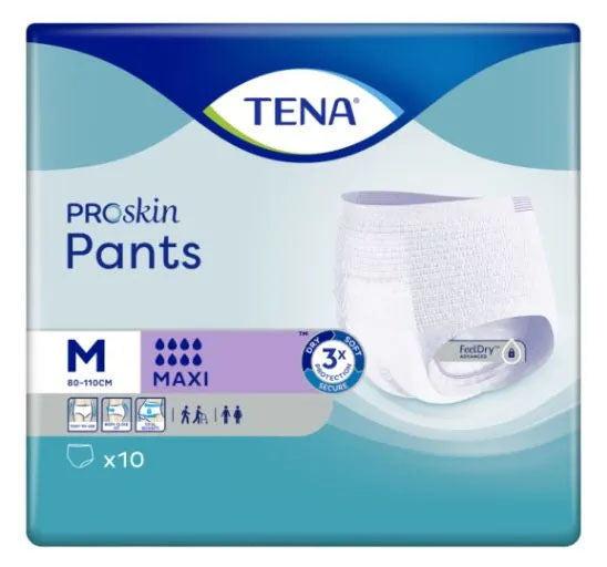 TENA ProSkin Pants Maxi (Unisex) 10 Pack
