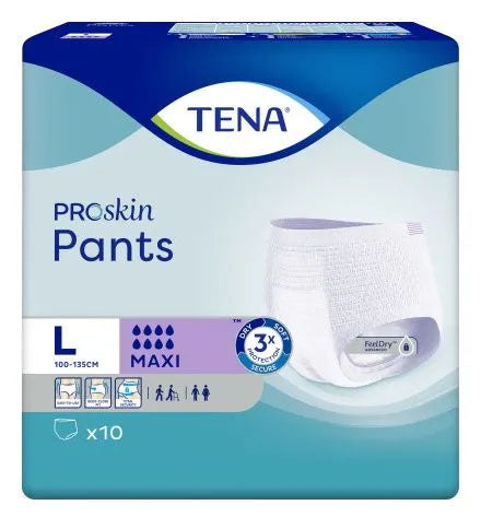 TENA ProSkin Pants Maxi (Unisex) 10 Pack