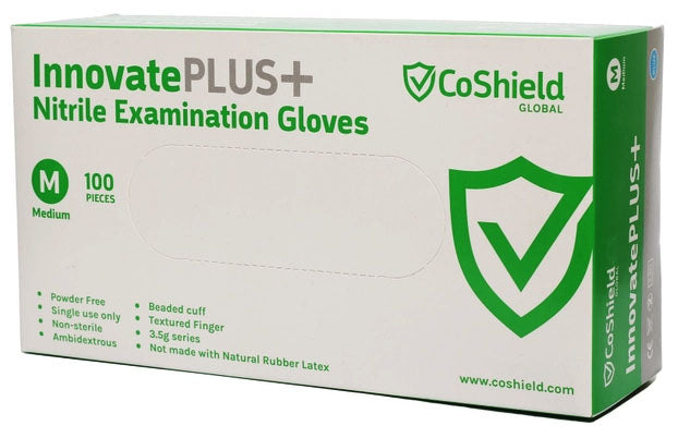 InnovatePLUS Nitrile Examination Gloves (Blue)
