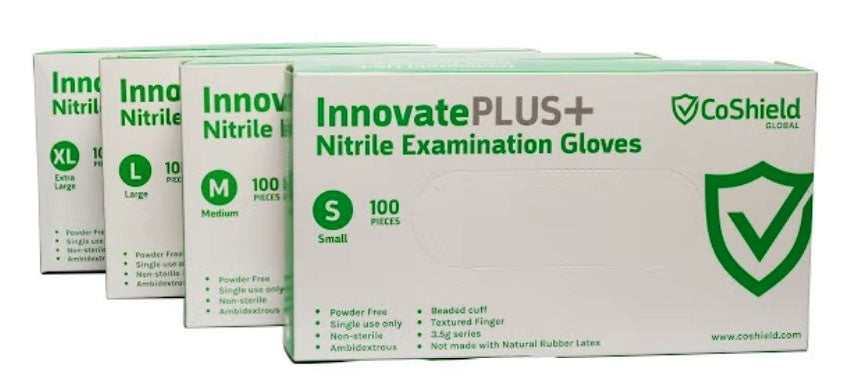 InnovatePLUS Nitrile Examination Gloves (Blue)