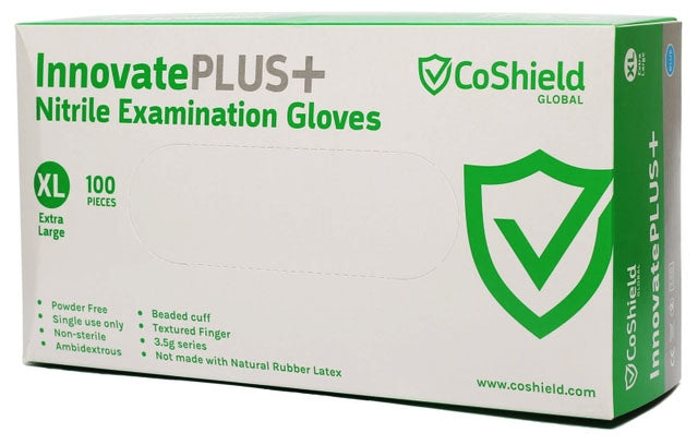 InnovatePLUS Nitrile Examination Gloves (Blue)