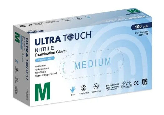 UltraTouch Nitrile Examination Gloves (Blue)
