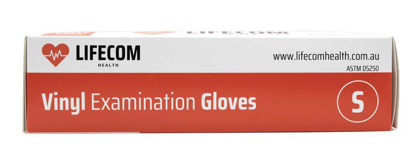 Lifecom Vinyl Examination Gloves (Clear)