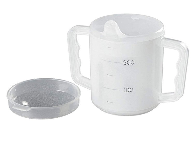 Homecraft Two Handled Mug | Pair with Spout and Splash Lids