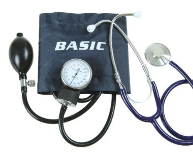 Aneroid Sphygmomanometer with Stethoscope