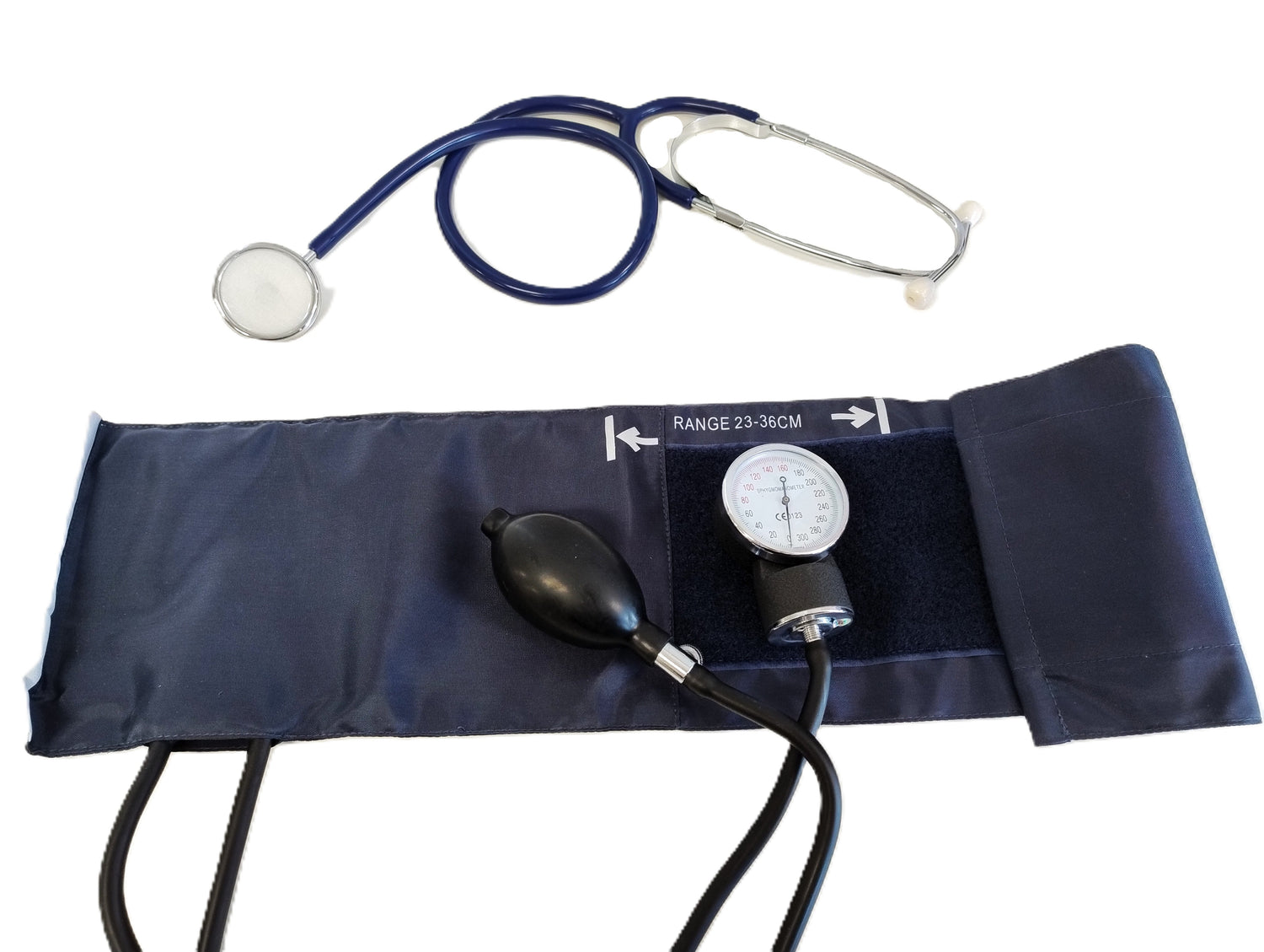 Aneroid Sphygmomanometer with Stethoscope