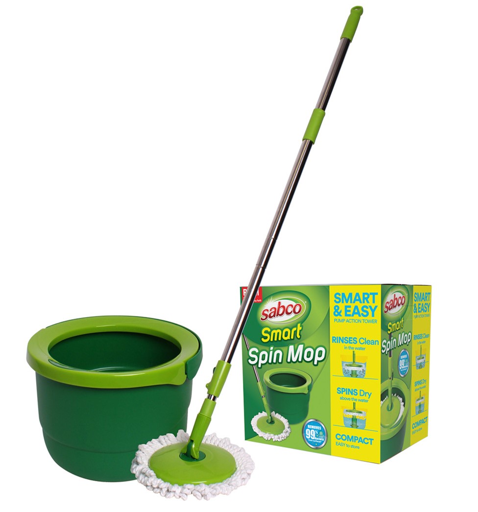 Sabco Smart Spin Mop & Bucket Set