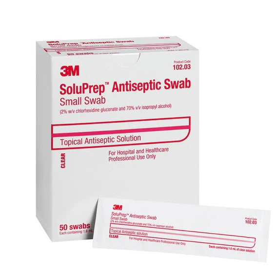 SoluPrep Antiseptic Swabstick (Clear) - Small