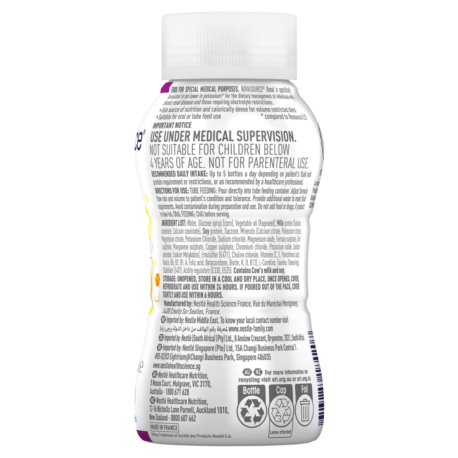 NOVASOURCE Renal (Vanilla) 200mL