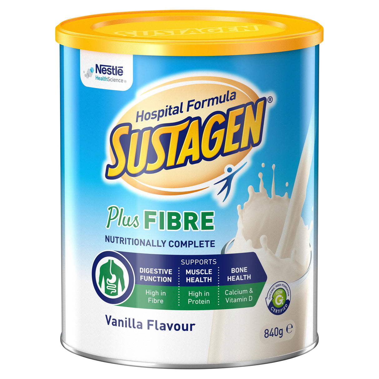 SUSTAGEN Hospital Formula Plus Fibre (Vanilla) 840g