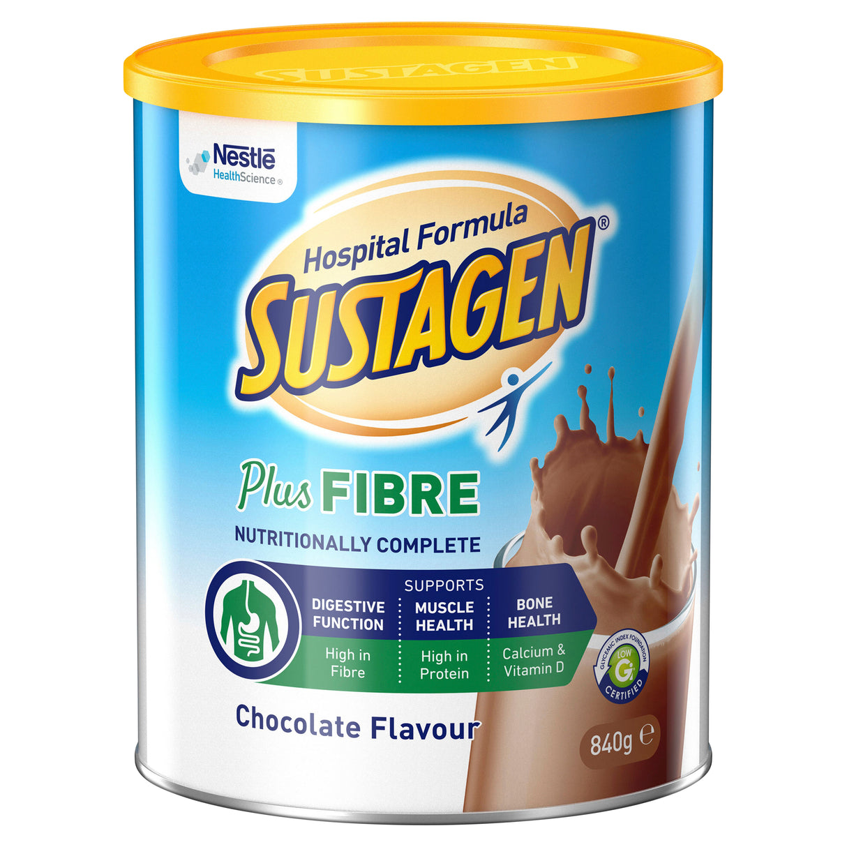 SUSTAGEN Hospital Formula Plus Fibre (Chocolate) 840g