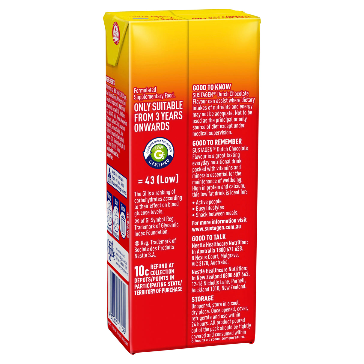 SUSTAGEN Ready to Drink (Dutch Chocolate) 250mL