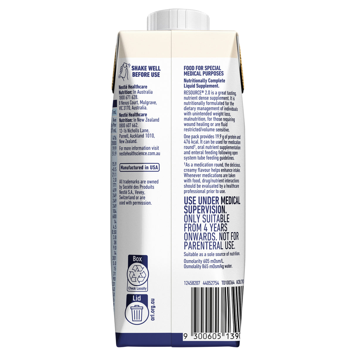 RESOURCE 2.0 (Mocha) 237mL