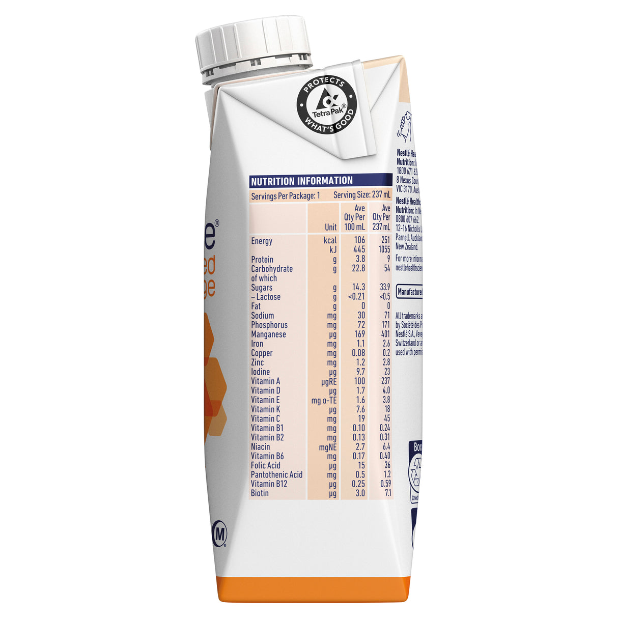 RESOURCE Fruit Flavoured Beverage (Orange) 237mL