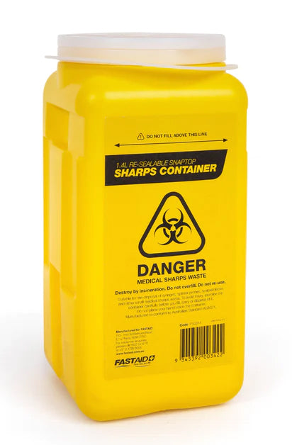Plastic Sharps Container