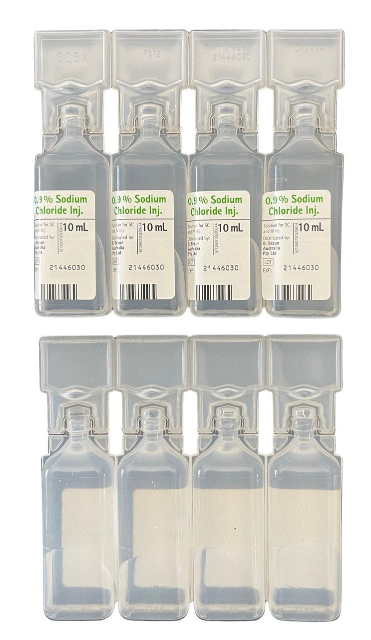 B.Braun Sodium Chloride 0.9% Saline Injection Solution Ampule - 10ml
