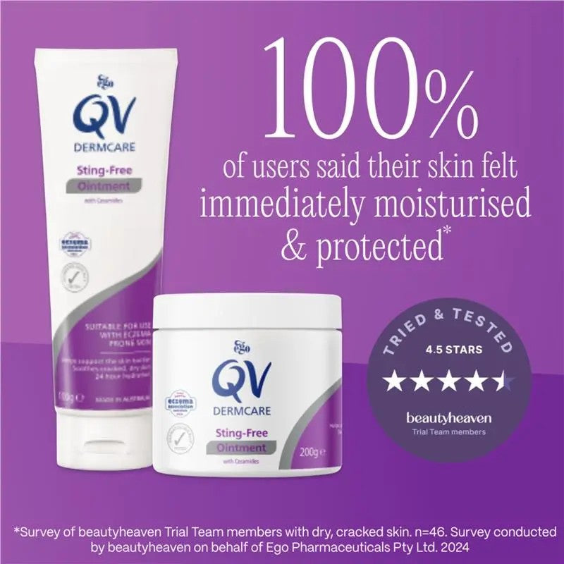 QV Dermcare Sting-Free Ointment - 100g Tube