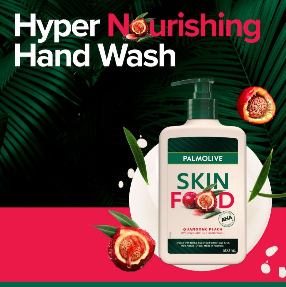 Palmolive Skin Food Hand Wash Quandong Peach - 500ml