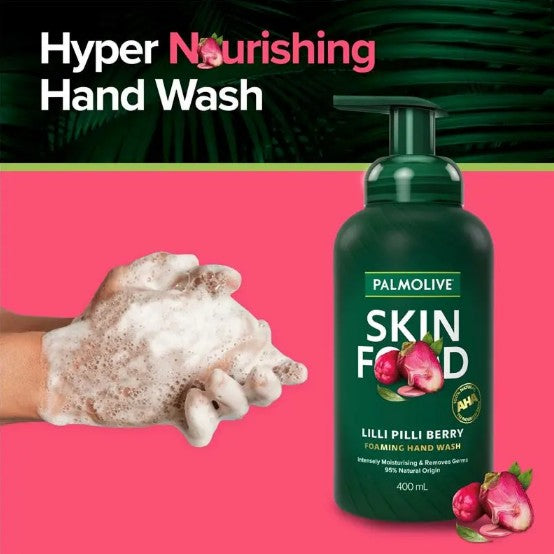 Palmolive Skin Food Foaming Hand Wash Lilli Pilli Berry - 400mL