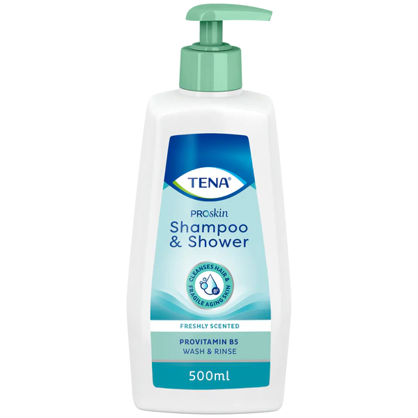 TENA PROskin Shampoo & Shower 500ml - Pump Bottle
