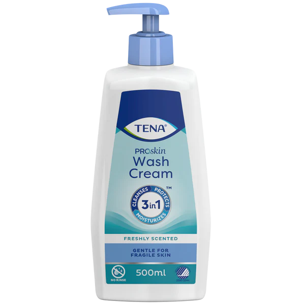 TENA PROskin Wash Cream 500ml - Pump Bottle