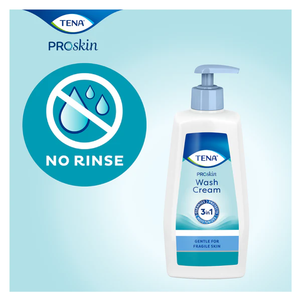 TENA PROskin Wash Cream 500ml - Pump Bottle
