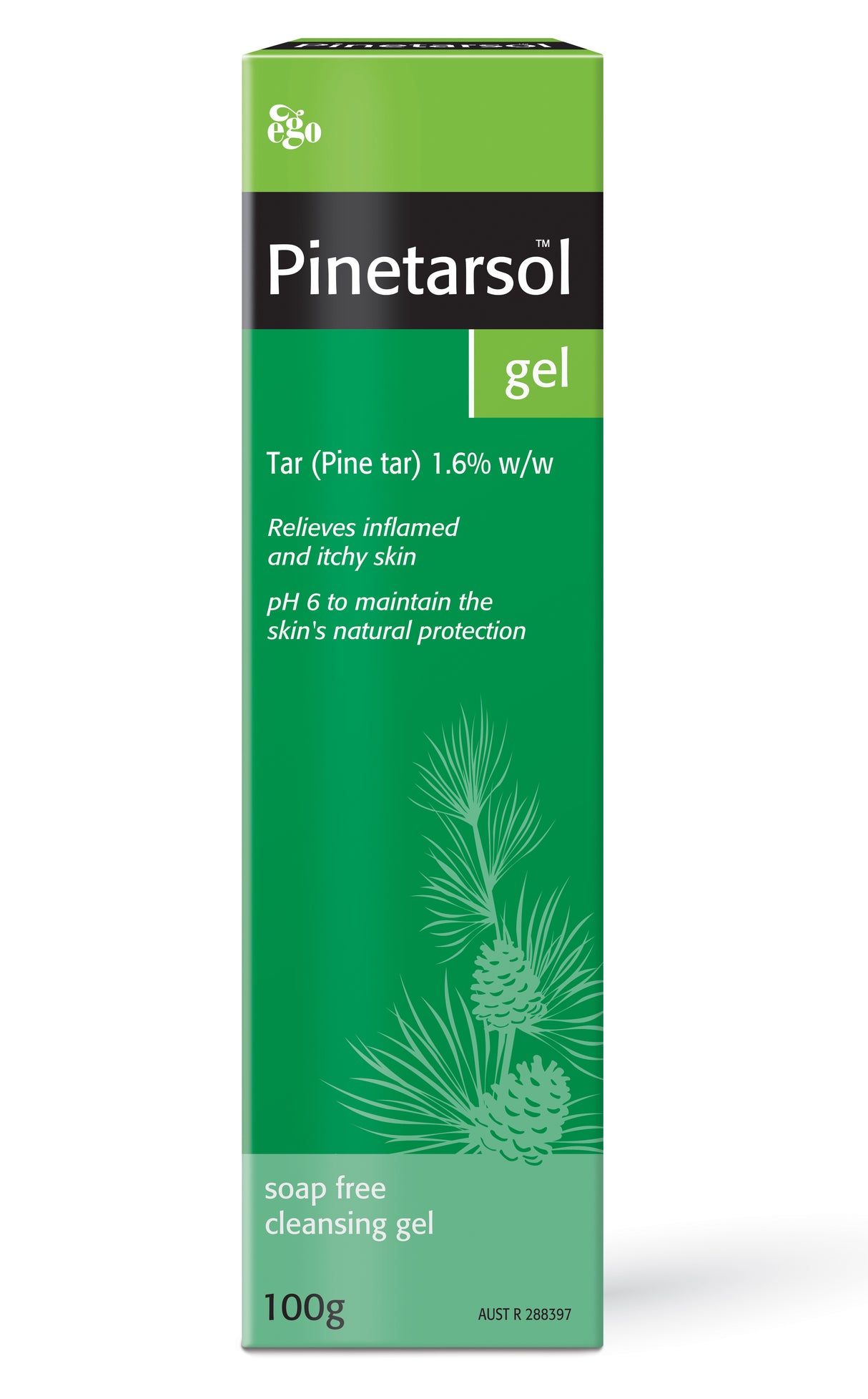 Pinetarsol Soap Free Cleansing Gel - 100g Tube