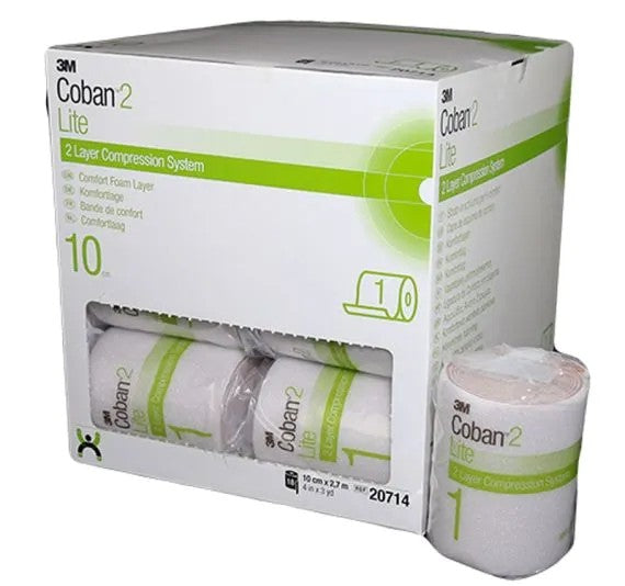 Coban 2 Layer Lite Comfort Foam Layer – 10cm x 2.7m roll