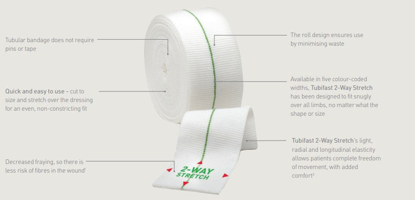 Tubifast 2-Way Stretch Tubular Bandage (10m)