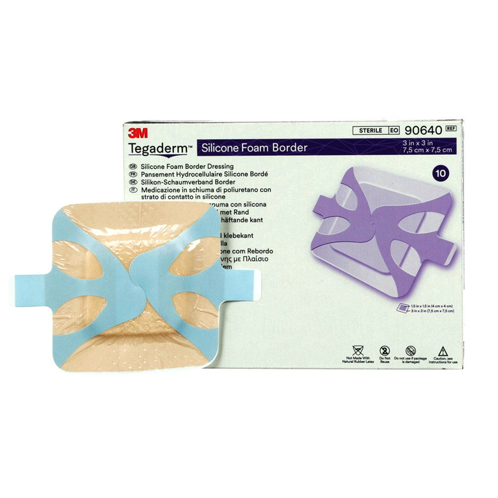 Tegaderm Silicone Foam Border Dressing