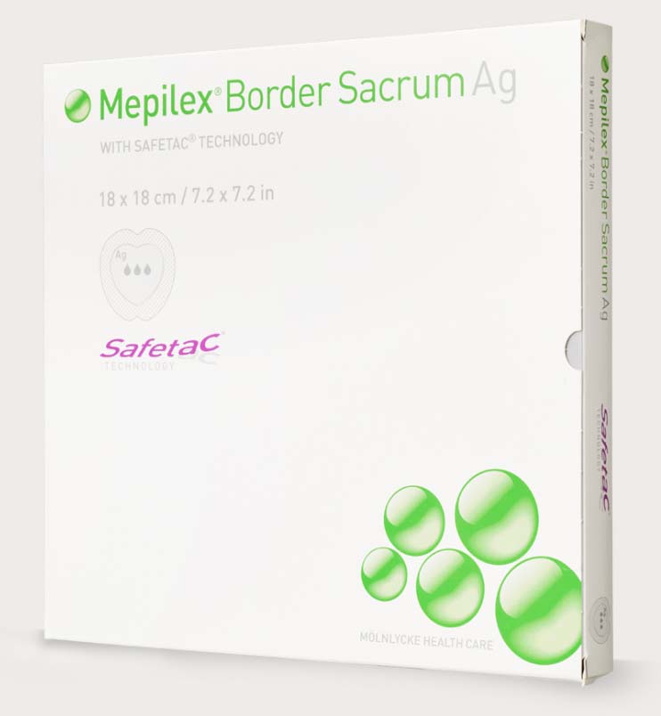 Mepilex Ag Bordered Antimicrobial Foam Dressing