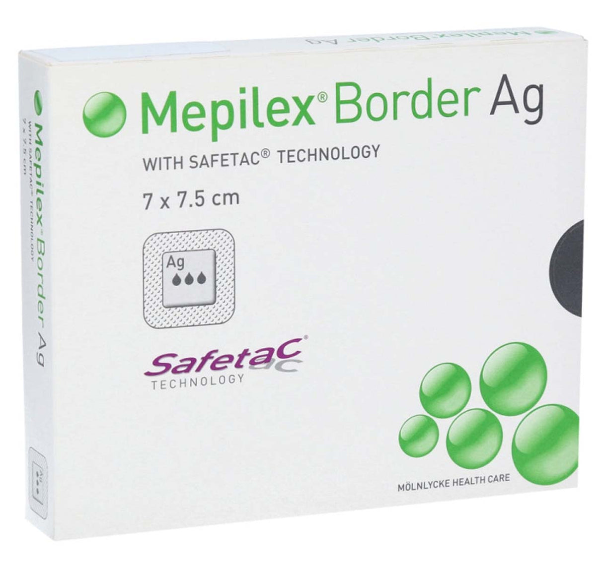 Mepilex Ag Bordered Antimicrobial Foam Dressing
