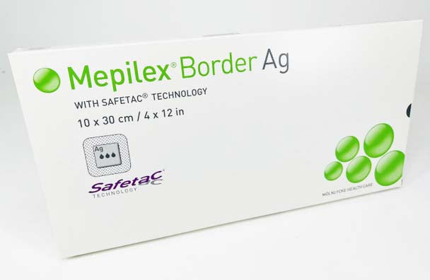 Mepilex Ag Bordered Antimicrobial Foam Dressing
